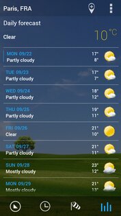 3D flip clock & weather 8.92.1. Скриншот 5