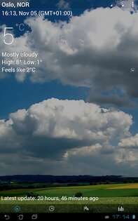 3D flip clock & weather 8.92.1. Скриншот 11