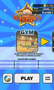 Basketball Dunkadelic HD 4.6.2. Скриншот 1
