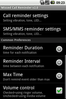 Missed Call Reminder 2.1. Скриншот 2