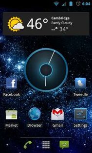Nexus Clock ICS Clock Widget 4. Скриншот 1