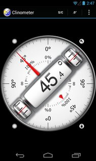 Clinometer 3.0. Скриншот 2