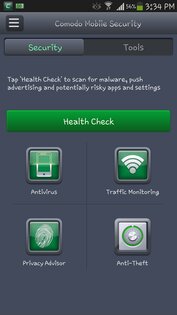 Comodo Mobile Security 2.8.2. Скриншот 2