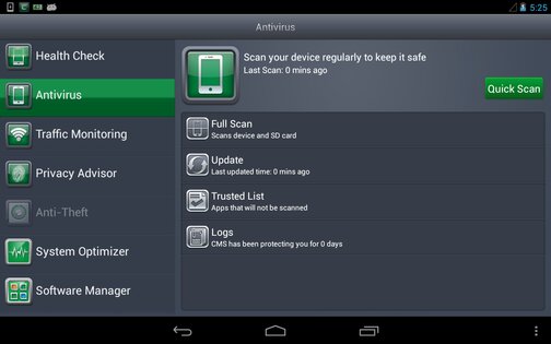 Comodo Mobile Security 2.8.2. Скриншот 12