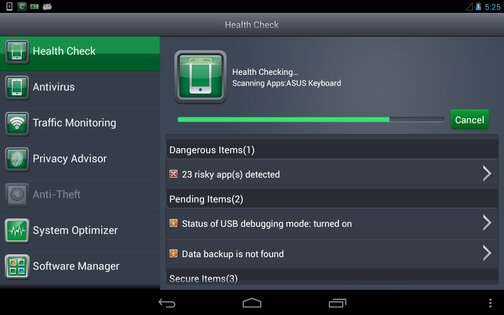Comodo Mobile Security 2.8.2. Скриншот 17