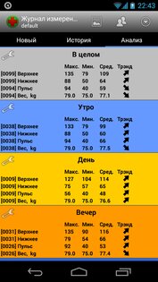 Журнал измерений давления 1.5.09. Скриншот 4