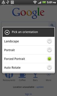 Orientation control 1.4. Скриншот 2