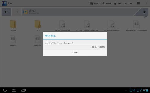 Zenfield File Manager 1.7.2. Скриншот 9