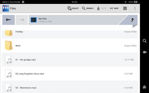 Zenfield File Manager 1.7.2. Скриншот 13