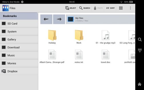 Zenfield File Manager 1.7.2. Скриншот 14