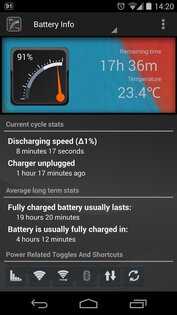 Gauge Battery Widget 2025 7.2.1. Скриншот 1