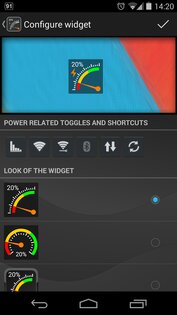 Gauge Battery Widget 2025 7.2.1. Скриншот 3