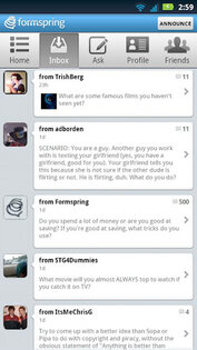 Formspring 1.5.1. Скриншот 2