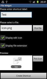 File Widget 1.7.2. Скриншот 2