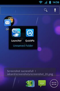 CC Launcher ICS Style (3D) 2.0.4. Скриншот 2