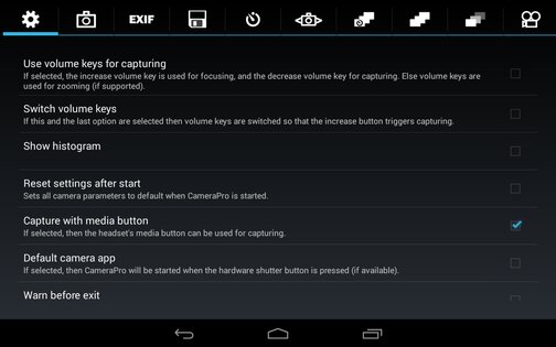 CameraPro 3.4.0. Скриншот 5