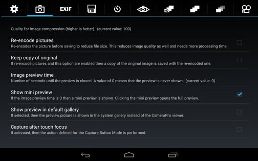 CameraPro 3.4.0. Скриншот 6
