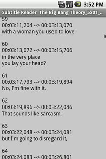 Subtitle Reader 1.1. Скриншот 1