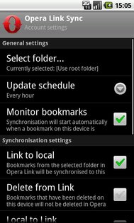 Opera Link Sync 1.4.1. Скриншот 2