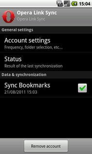 Opera Link Sync 1.4.1. Скриншот 1