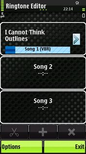 Rington Editor 3.08. Скриншот 2