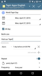 aCalendar 2.9.5. Скриншот 4