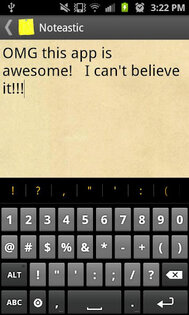 Noteastic 1.0. Скриншот 1