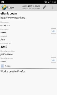 B-Folders – менеджер паролей 5.7.1. Скриншот 3