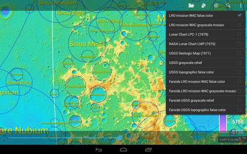 LunarMap 1.46. Скриншот 7