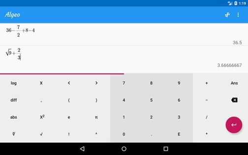 Графический калькулятор Algeo 2.48. Скриншот 6