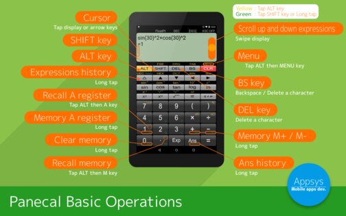 Panecal Scientific Calculator 7.6.1. Скриншот 2