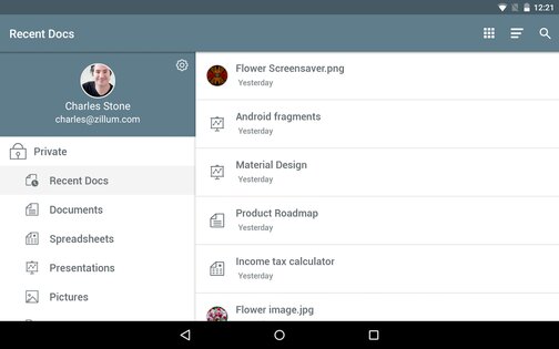 Zoho Docs 3.10. Скриншот 14