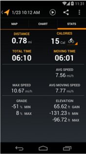 Google Мои треки 2.0.11. Скриншот 3