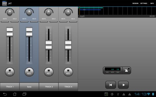 J4T Multitrack Recorder 4.67. Скриншот 7