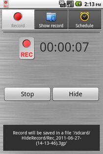 Record Mic and Call 6.5.0. Скриншот 1