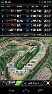 F1 2012 Timing App 4.923. Скриншот 1