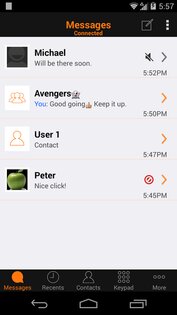 Jaxtr Mobile 2.2.9. Скриншот 2
