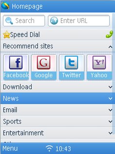 QQ Browser 2.8.9. Скриншот 1