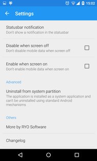 Mobile Data Switch 3.5.65. Скриншот 4