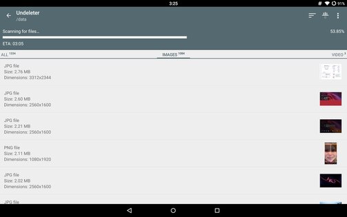 Undeleter 5.5. Скриншот 10