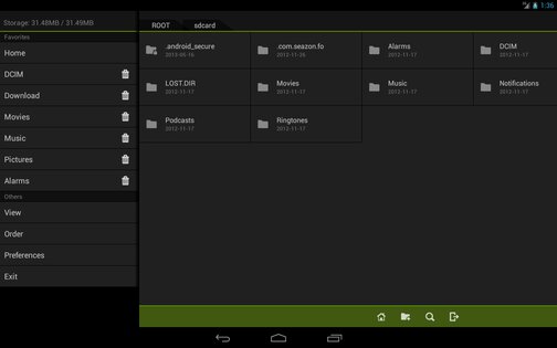 Fo File Manager 1.8.12. Скриншот 2