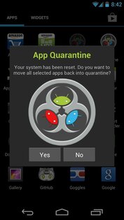 App Quarantine 1.29. Скриншот 4