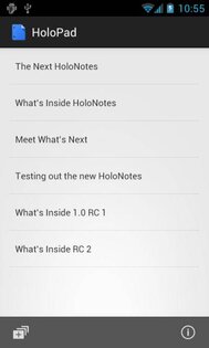 HoloPad For Android 4.0+ 1.0 Preview 3. Скриншот 3