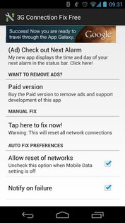 3G Connection Fix Free 1.0.14. Скриншот 1