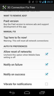 3G Connection Fix Free 1.0.14. Скриншот 2
