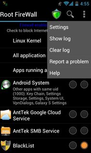 Root Firewall 1.1. Скриншот 2