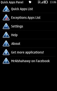 Quick Apps Panel 1.00. Скриншот 1