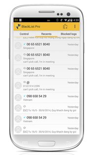 Черный список (Blacklist) Pro 4.91. Скриншот 3