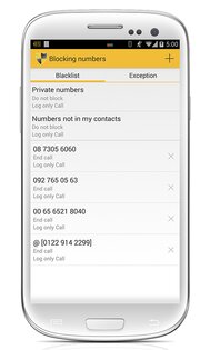 Черный список (Blacklist) Pro 4.91. Скриншот 5