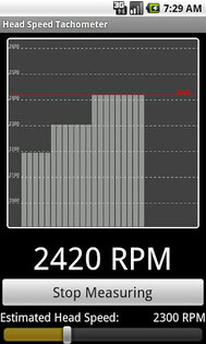 Headspeed Tachometer 1.2.2. Скриншот 1